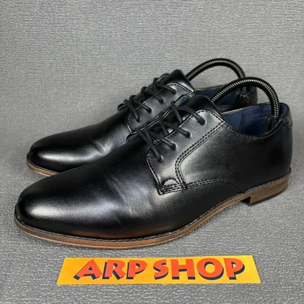 MIX N0 6 Buckley 8726036 Size 7M Kids Boys Black Oxford Casual Dress Shoes